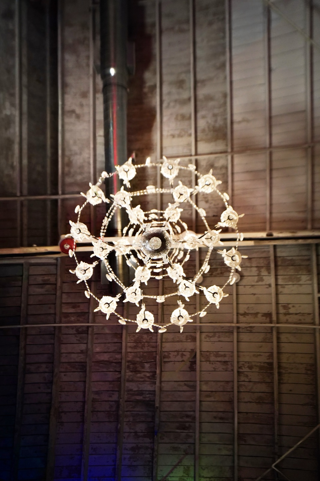 Statement crystal chandelier